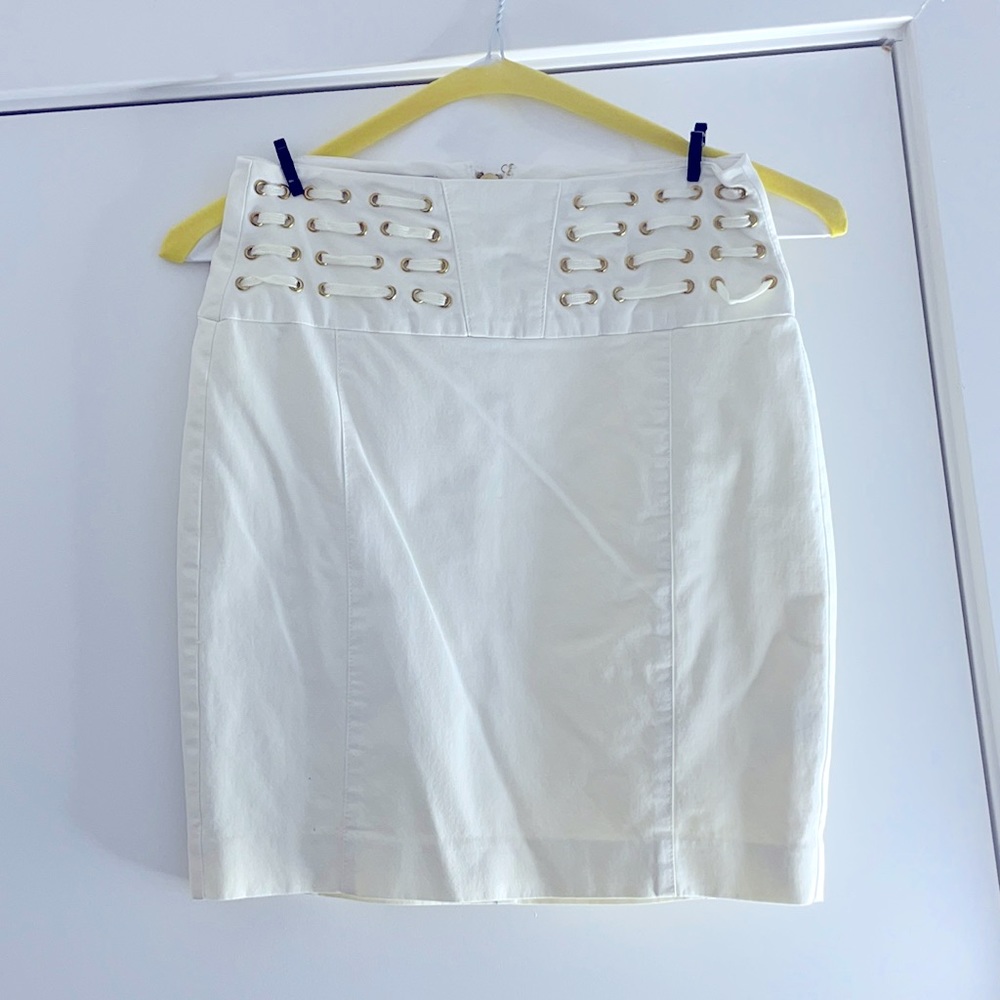 White skirt